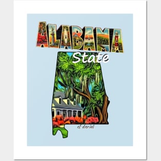 Alabama State of Denial Posters and Art